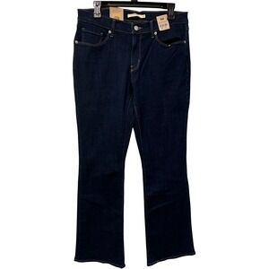 Levi's Womens Classic Bootcut Jeans Dark Wash Mid Rise Size 10 Medium W30 L32